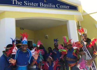 Miss Mature donates costumes to Sr. Basilia Center