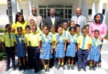 Students of Leonald Conner School tour Govt. Building