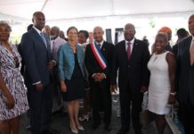 Government of Sint Maarten Delegation attend The Inauguration Ceremony of President Daniel Gibbs