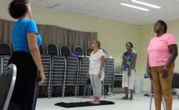 Seniors Enjoy D’OGA Dance and Yoga Session