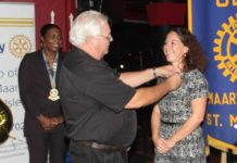 Femke Jansen is Rotary Club of St. Maarten-Mid Isle newest member