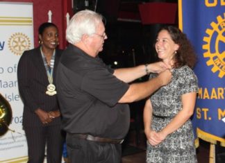 Femke Jansen is Rotary Club of St. Maarten-Mid Isle newest member