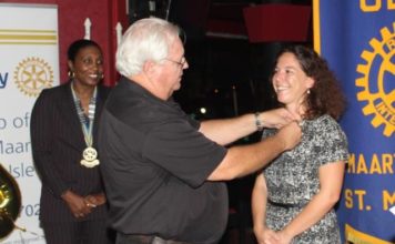 Femke Jansen is Rotary Club of St. Maarten-Mid Isle newest member