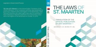 The Laws of St. Maarten books in English are “going like hot bread”