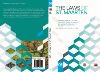 The Laws of St. Maarten books in English are “going like hot bread”