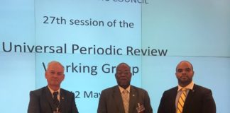 Minister of Justice Boasman defends Sint Maarten in Geneva