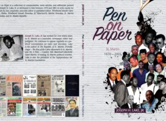 Pen on Paper, new book by Joseph H. Lake, Jr. in time for Anguilla and St. Martin literary festivals