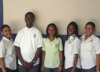 Sundial School presents team for Junior Minister of Tourism Inter-Scholastic Panel Discussion