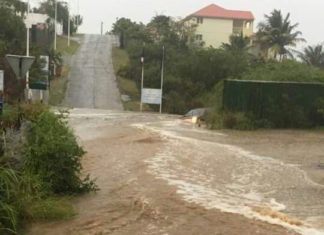 Piden a los automovilistas permanecer fuera de las carreteras debido a las inundaciones