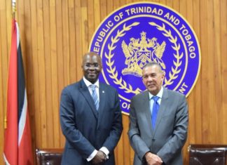 Governor Holiday paid 2-day official visit to Trinidad and Tobago