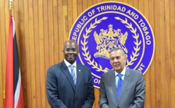 Governor Holiday paid 2-day official visit to Trinidad and Tobago
