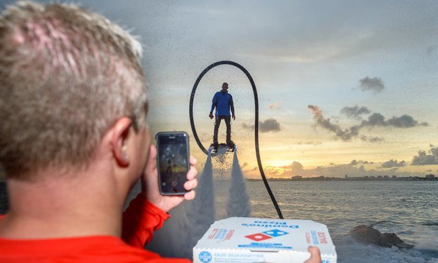 Domino’s wows with JetPack delivery to President of Domino’s Pizza International