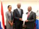 PM William Marlin receives annual report & audited financial statements 2016 for the SMDF