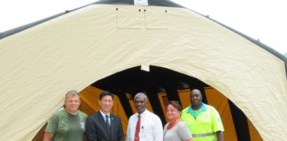 Ambulance Department acquires a new Zumro 600 rapid mobile emergency shelter including operational equipment