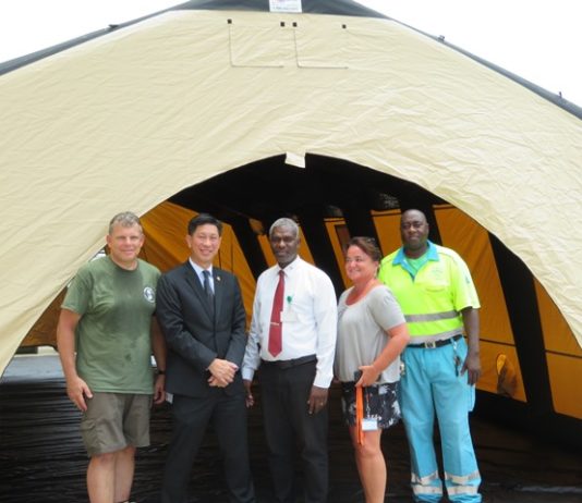 Ambulance Department acquires a new Zumro 600 rapid mobile emergency shelter including operational equipment