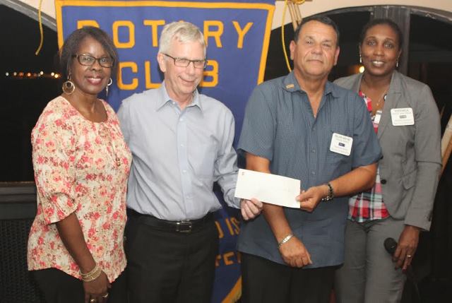 presentation of check for scotiabank