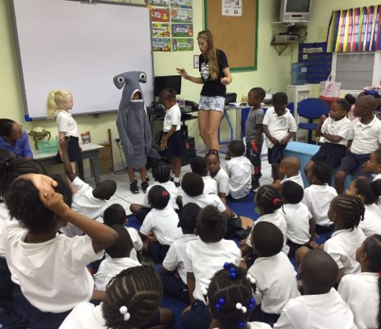 Nature Foundation Visits Schools for Shark Week to Give Information on Shark Conservation