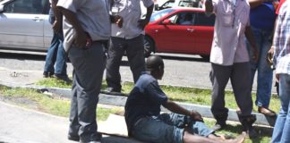 Another scooter accident on Bush Road