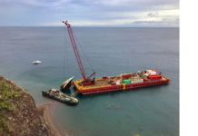What is happening with that boat in Saba waters?