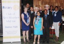 The Rotary Club of St. Maarten-Mid Isle Change of Board