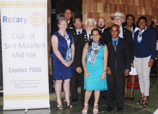 The Rotary Club of St. Maarten-Mid Isle Change of Board