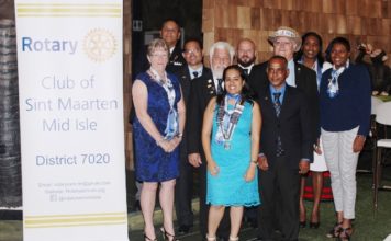 The Rotary Club of St. Maarten-Mid Isle Change of Board