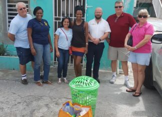 Baskets for fire victims