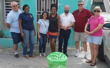 Baskets for fire victims