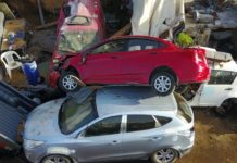 Car accident on Arch road