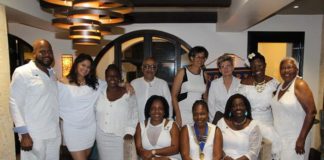 Rotary Club of St. Martin Sunrise installed 2017-2018 Board