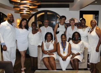 Rotary Club of St. Martin Sunrise installed 2017-2018 Board