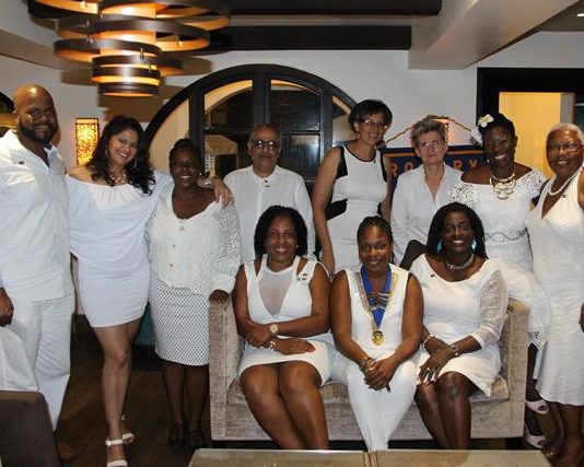 Rotary Club of St. Martin Sunrise installed 2017-2018 Board
