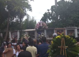 Sepultan restos de mujer colombiana asesinada en St. Eustatius