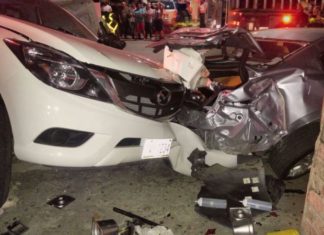 Serious accident on A.Th. Illidge road