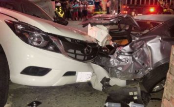 Serious accident on A.Th. Illidge road
