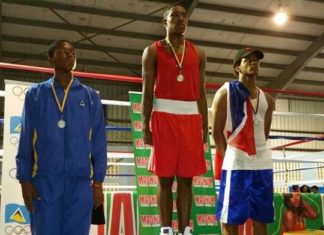 Ludwig Charles won silver medal in boxing tournament