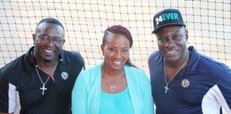 Minister Jacobs visit the Sport Scholarship training
