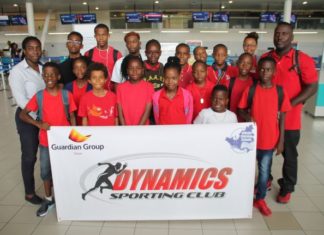 18 Dynamics Track Club athletes travel to Curacao