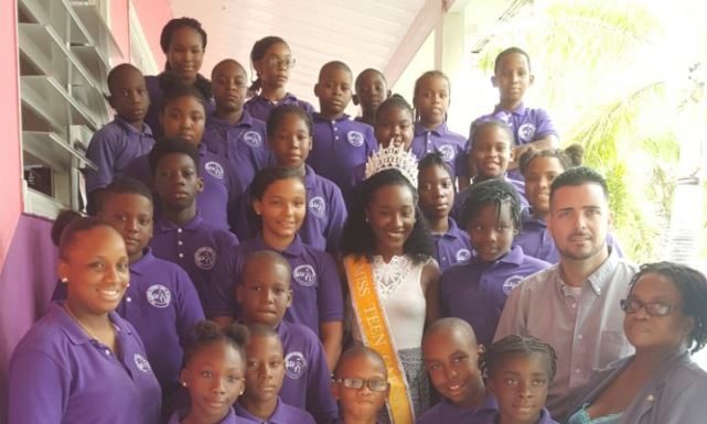 Teen Queen visits MLK