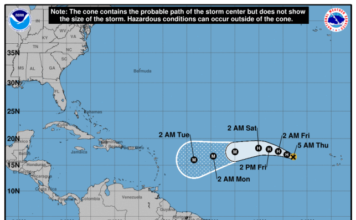 Tormenta Tropical Irma podría convertirse en huracán en las próximas horas