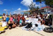 Sint Maarten Nature Foundation Educates Community on Reducing Plastic Use during Successful Beach Cleanup