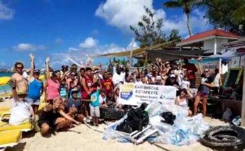Sint Maarten Nature Foundation Educates Community on Reducing Plastic Use during Successful Beach Cleanup