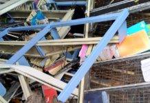 Library closed due to Hurricane damage