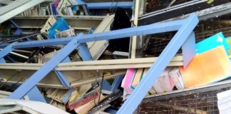 Library closed due to Hurricane damage