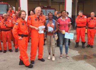 Minister of Education, Culture, Youth and Sport thanks USAR NL for assistance