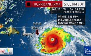 …POTENTIALLY CATASTROPHIC CATEGORY 5 HURRICANE IRMA NEARING THE NORTHERN LEEWARD ISLANDS…