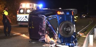 Hombre muere en violento accidente de tránsito