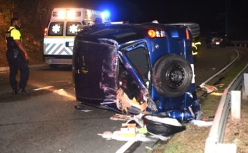 Hombre muere en violento accidente de tránsito