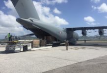 Aid from the Netherlands arrives on Sint Maarten