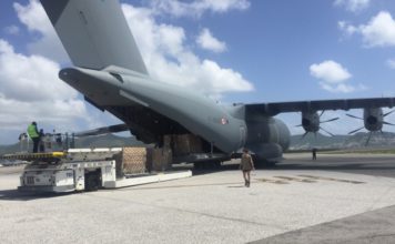 Aid from the Netherlands arrives on Sint Maarten
